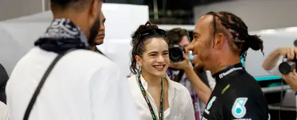 Rosalía, en el circuito de F1 de Barcelona. Rosalía, en el circuito de F1 de Barcelona.
