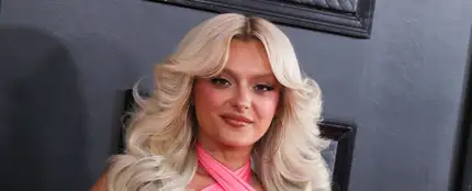 La cantante Bebe Rexha en la alfombra roja de los Grammy 2023. La cantante Bebe Rexha en la alfombra roja de los Grammy 2023.