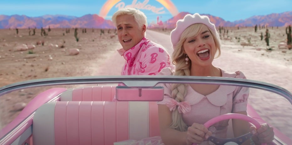 Margot Robbie y Ryan Gosling en 'Barbie' Margot Robbie y Ryan Gosling en 'Barbie'