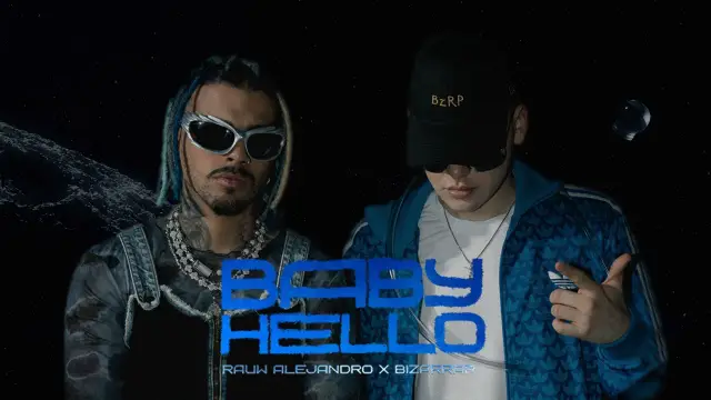 Así suena la segunda colaboración de Rauw Alejandro y Bizarrap, 'Baby Hello': letra y vídeo