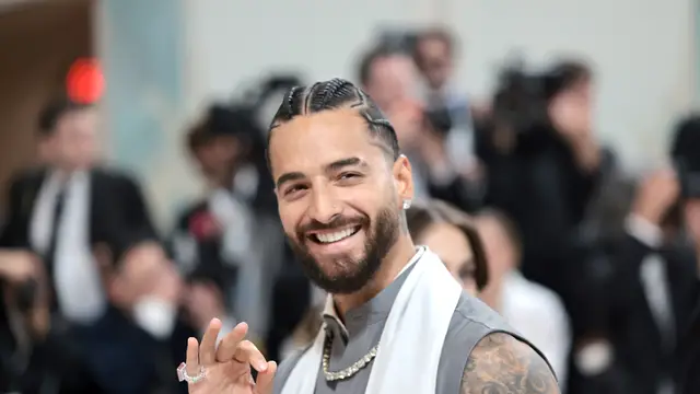 Maluma asiste a la Gala Met 2023 en Nueva York.