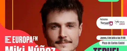 Miki Núñez te invita a un concierto único el 6 de julio en Teruel Miki Núñez te invita a un concierto único el 6 de julio en Teruel