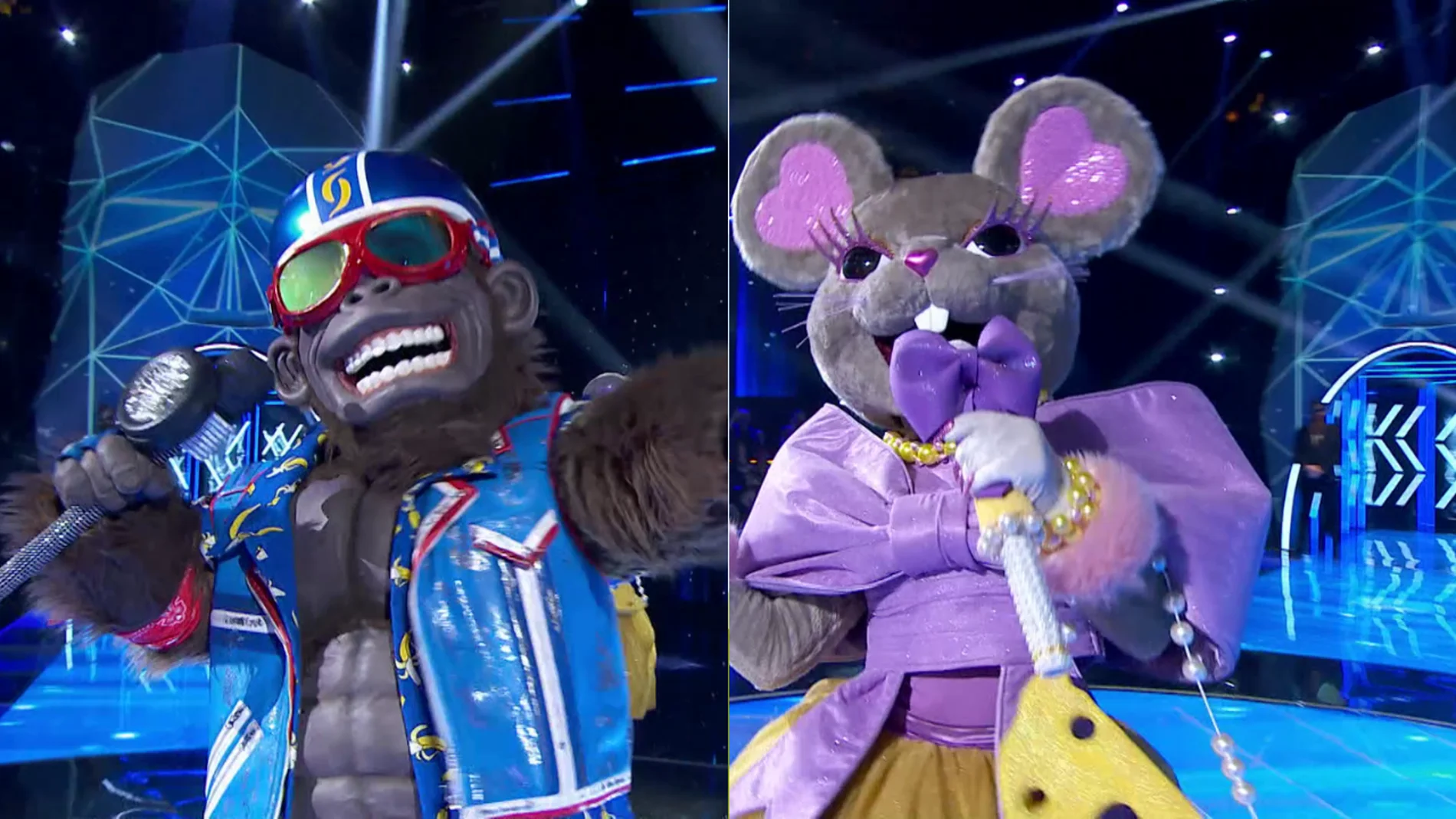 Gorila y Ratita en la final de Mask Singer 3.