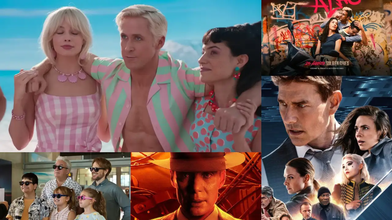 Collage estrenos películas verano Collage estrenos películas verano