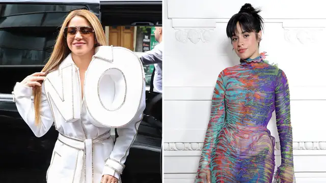 Shakira y Camila Cabello posan juntas en la semana de la moda Alta Costura de París