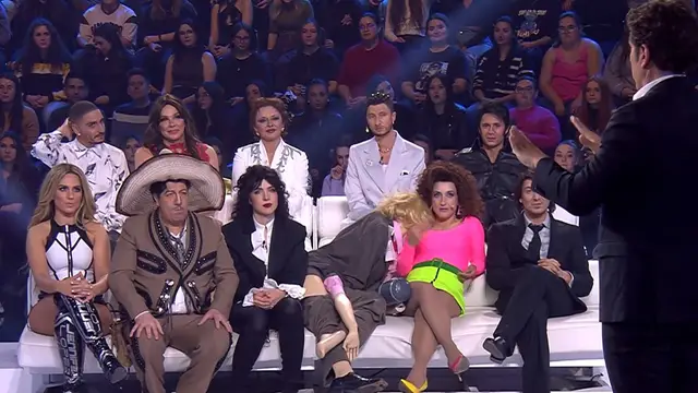 Los nueve concursantes de 'Tu cara me suena 10'.