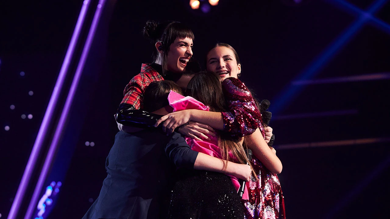 Natalia Lacunza pone el broche final de ‘La Voz Kids’ junto a los cuatro finalistas