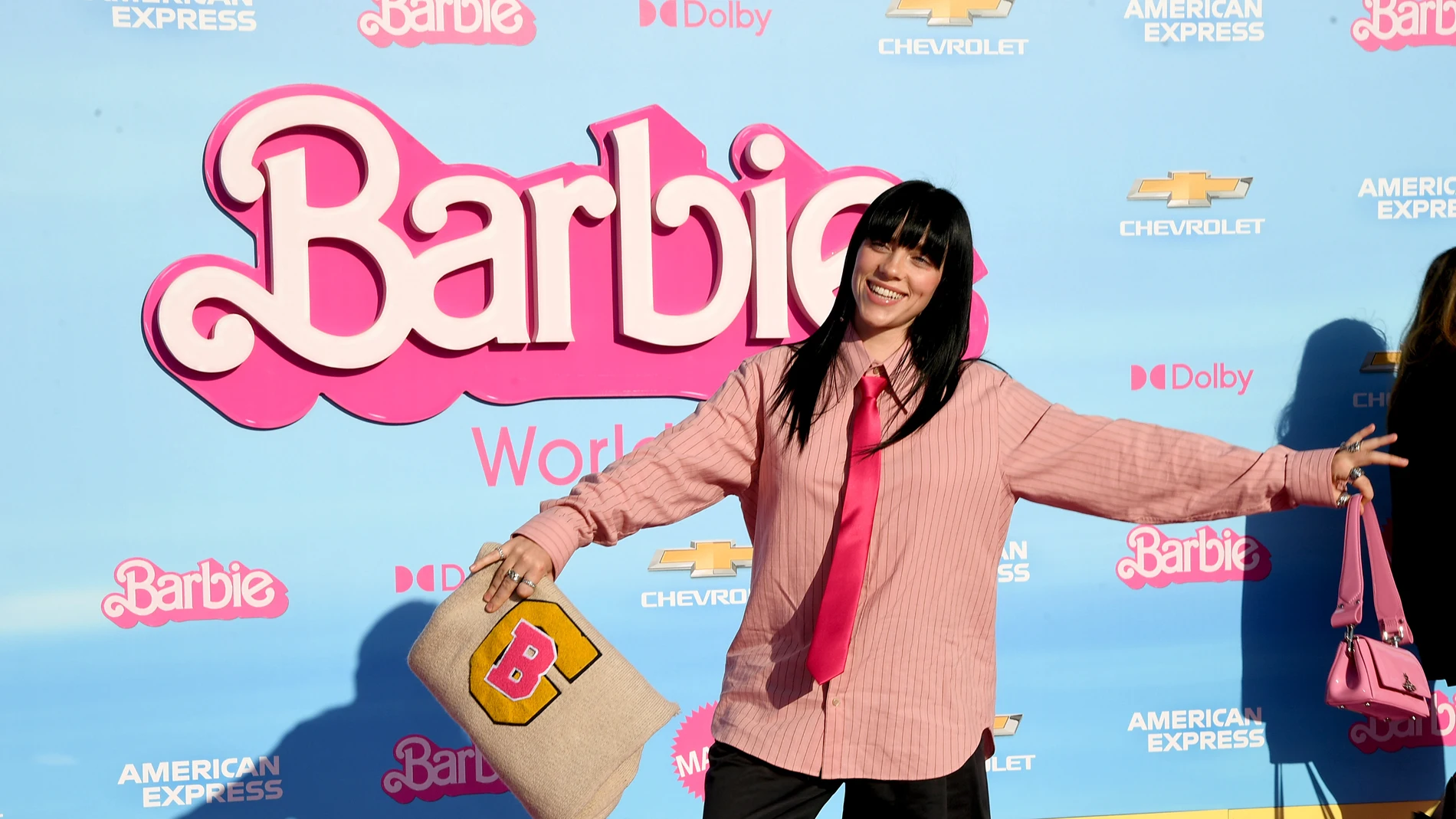 Billie Eilish, en la premiere de 'Barbie' en Los Angeles.