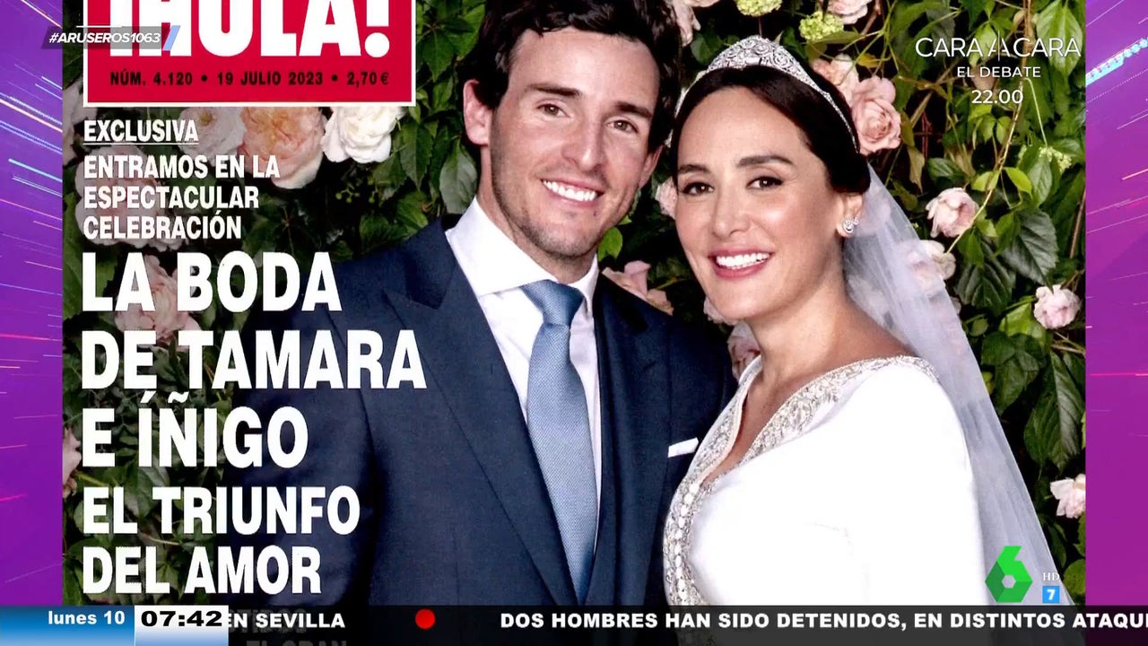 La foto y los detalles del vestido de novia de Tamara Falcó | Europa FM