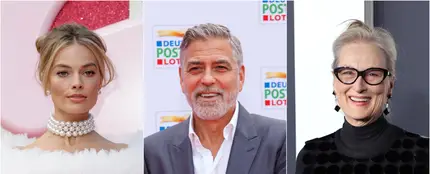 Margot Robbie, George Clooney y Meryl Streep Margot Robbie, George Clooney y Meryl Streep