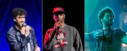 Triple colaboración: Bad Bunny, Travis Scott y The Weeknd estrenan la canción K-POP Triple colaboración: Bad Bunny, Travis Scott y The Weeknd estrenan la canción K-POP