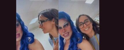 Música en las elecciones: Zahara vota en la mesa electoral de la drag queen ONYX