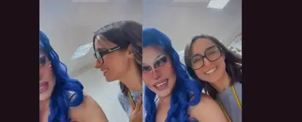 Música en las elecciones: Zahara vota en la mesa electoral de la drag queen ONYX Música en las elecciones: Zahara vota en la mesa electoral de la drag queen ONYX