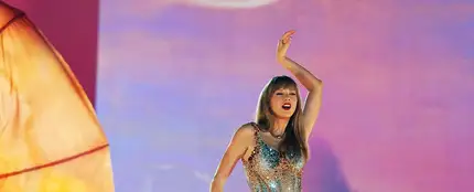 Taylor Swift durante un concierto en 'The Eras Tour' Taylor Swift durante un concierto en 'The Eras Tour'