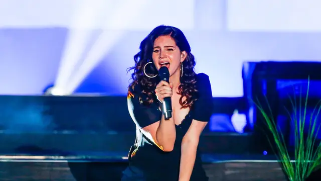Lana del Rey, en una imagen de su concierto en 2018 en el festival Lollapalooza en Sao Paulo.