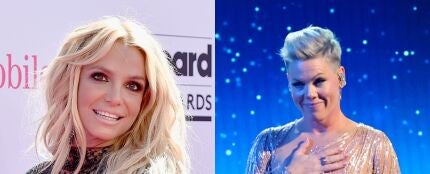 Britney Spears y Pink, en imágenes de archivo.