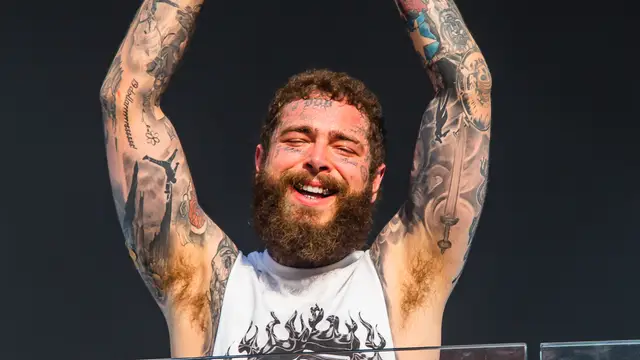 Post Malone, en un concierto en julio de 2023.