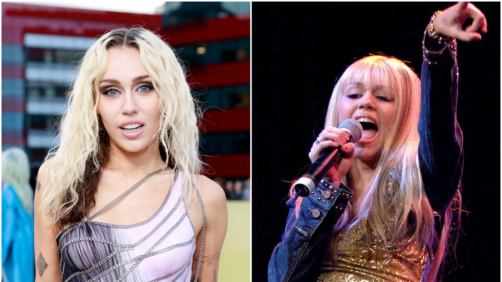 Miley Cyrus y Hannah Montana