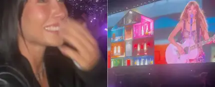 Aitana, en el concierto de Taylor Swift en México. Aitana, en el concierto de Taylor Swift en México.