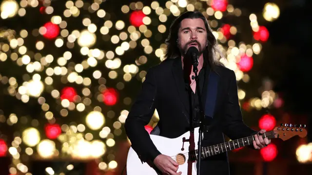 Juanes, en una actuación en Washington en la Navidad de 2021.
