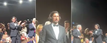 Adam Driver, durante la presentación de 'Ferrari' en Venecia. Adam Driver, durante la presentación de 'Ferrari' en Venecia.