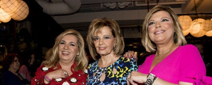 María Teresa Campos y sus dos hijas, Terelu y Carmen Borrego