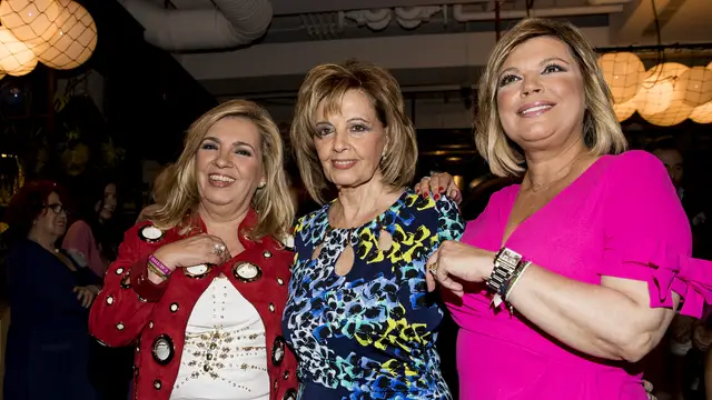 María Teresa Campos y sus dos hijas, Terelu y Carmen Borrego