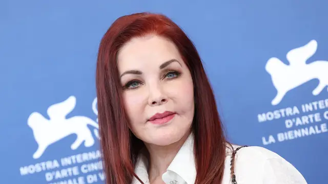 Priscilla Presley, en la presentación de 'Priscilla' en el Festival de cine de Venecia.