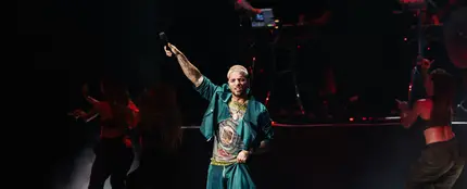 Maluma, durante un concierto Maluma, durante un concierto
