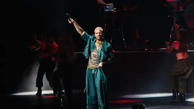 Maluma, durante un concierto