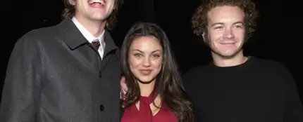 Ashton Kutcher, Mila Kunis y Danny Masterson Ashton Kutcher, Mila Kunis y Danny Masterson