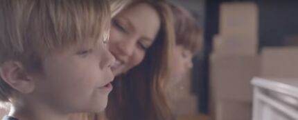 Sasha y Milan con Shakira en el videoclip de &#39;Acróstico&#39;