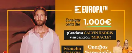 Calvin Harris regala 1.000 euros cada día a un oyente de 'Cuerpos especiales' Calvin Harris regala 1.000 euros cada día a un oyente de 'Cuerpos especiales'
