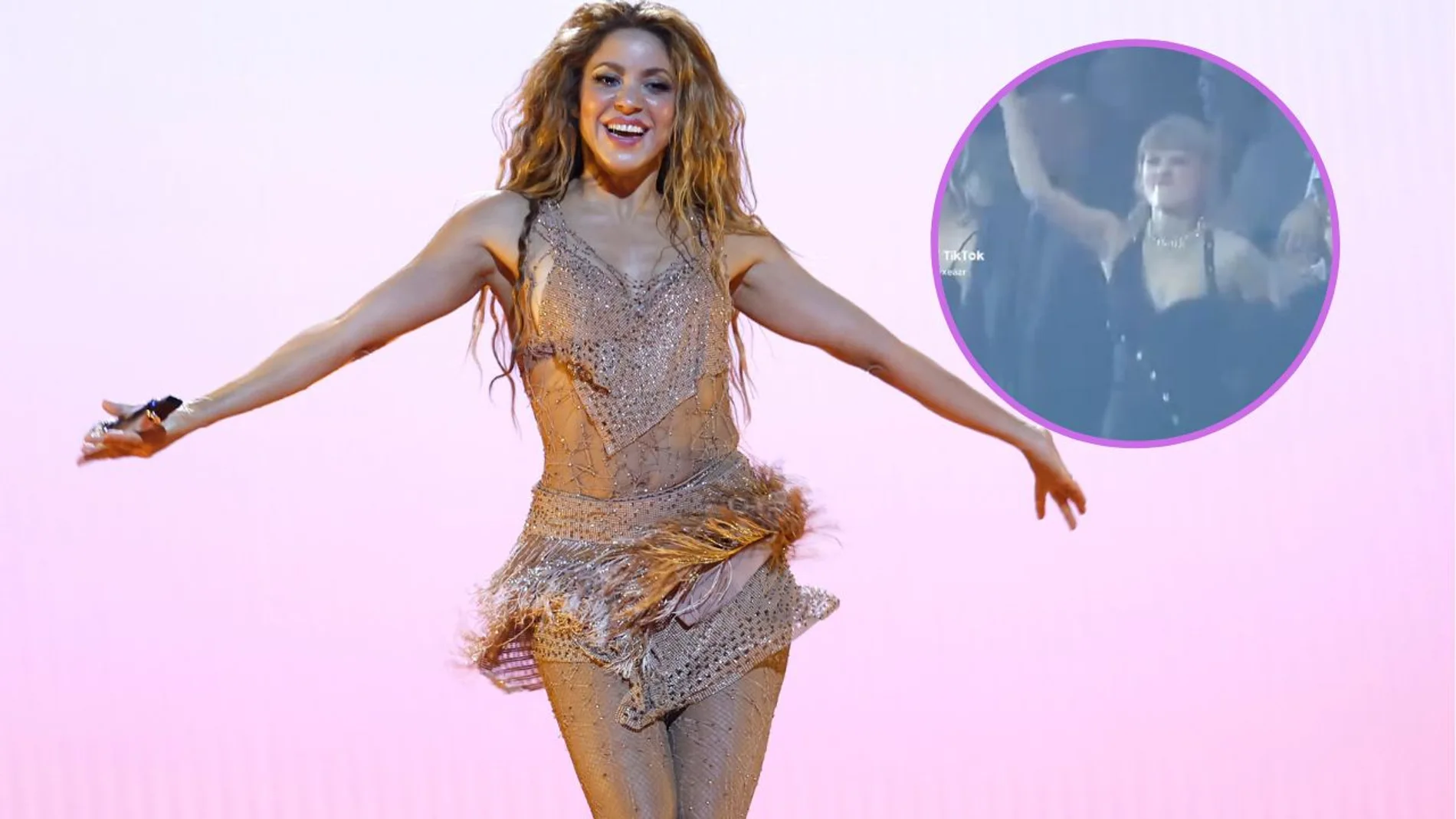 Taylor Swift lo da todo viendo a Shakira en los MTV VMA's