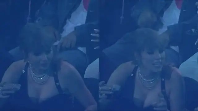 Taylor Swift comenta la letra de la sesión 53 de Shakira en su actuación en los Premios MTV VMAs 2023.