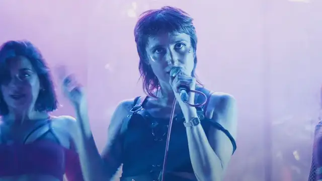 Zahara durante una rave