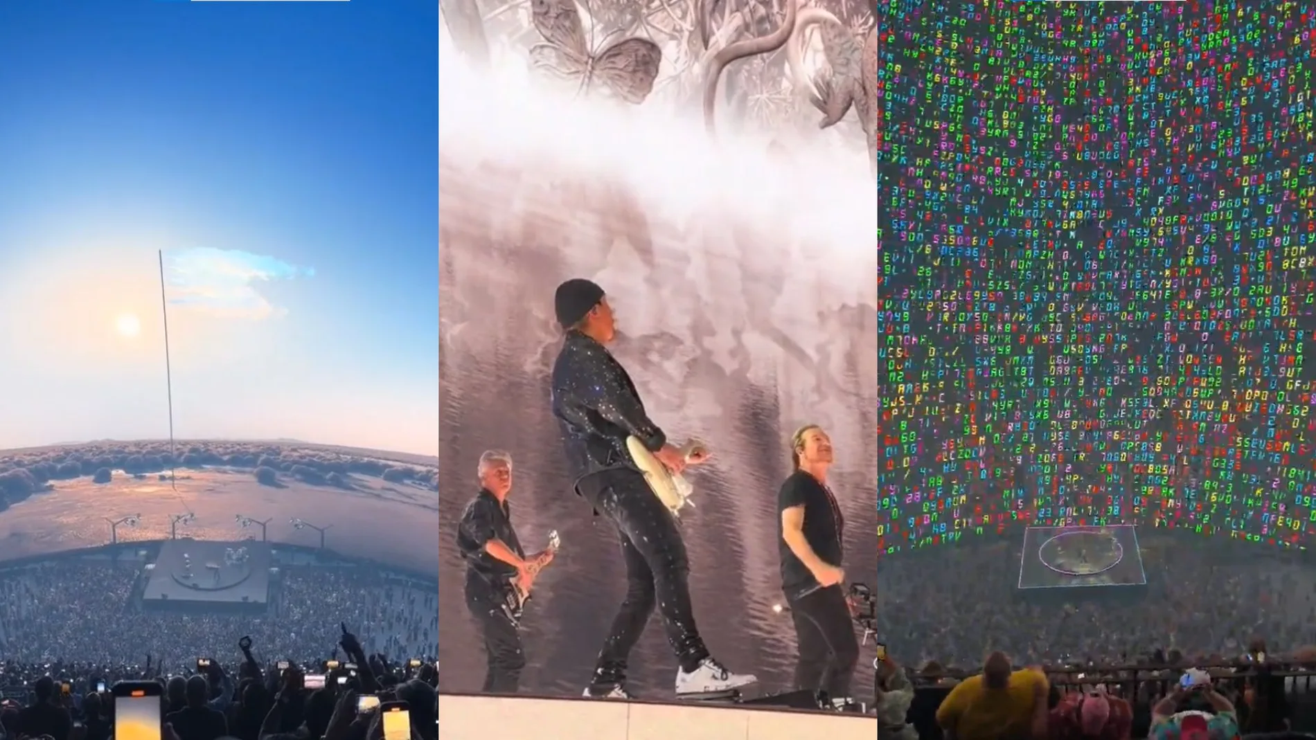 U2 estrena con su concierto el auditorio The Sphere, en Las Vegas.