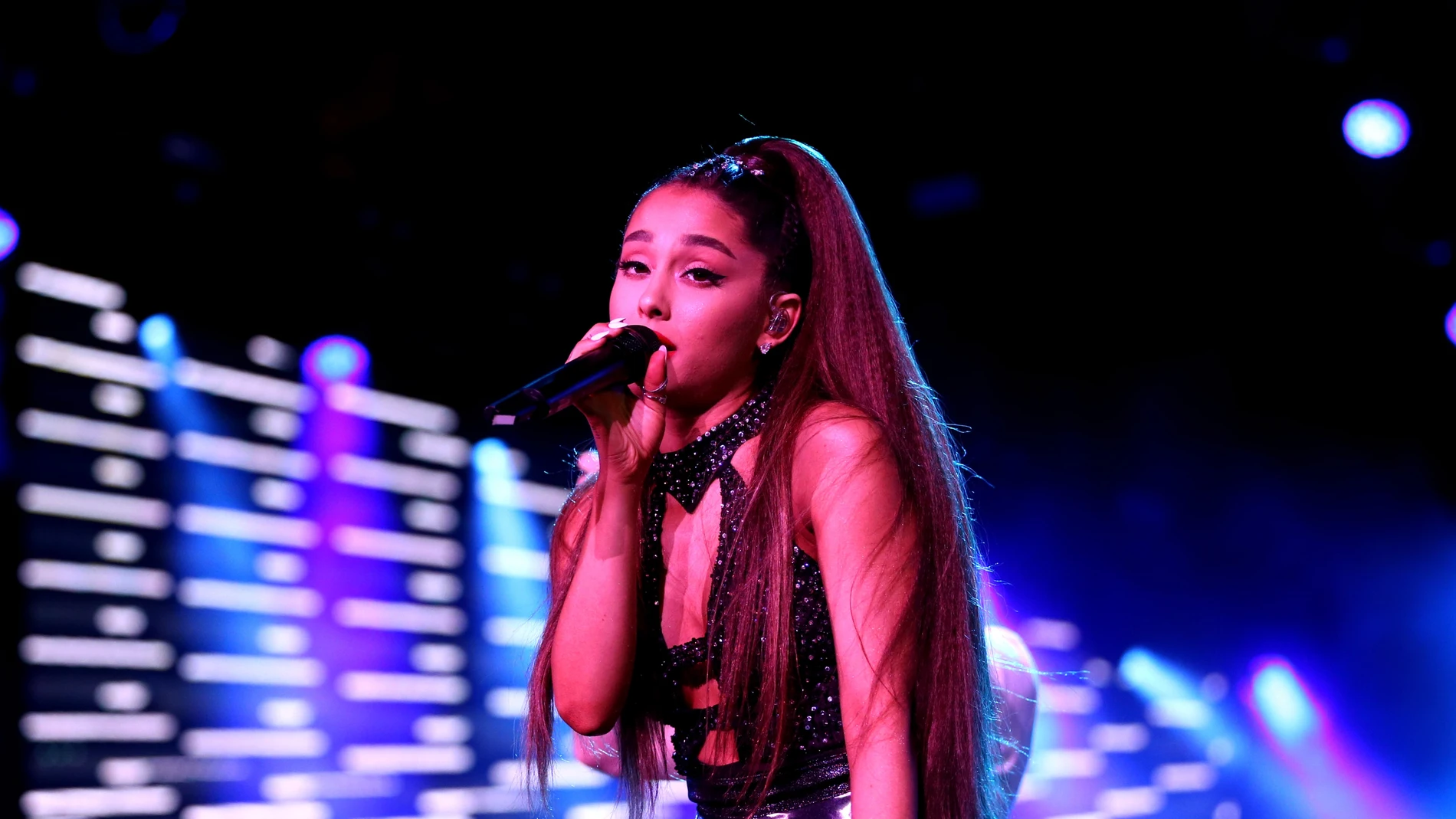 Ariana Grande, durante una actuación en el iHeartRadio Wango Tango en Los Ángeles, California.