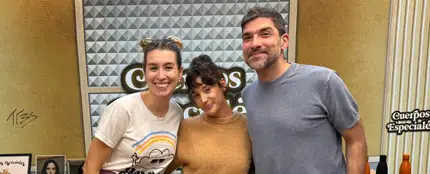 María Pedraza con Eva Soriano y Nacho García en 'Cuerpos especiales' María Pedraza con Eva Soriano y Nacho García en 'Cuerpos especiales'