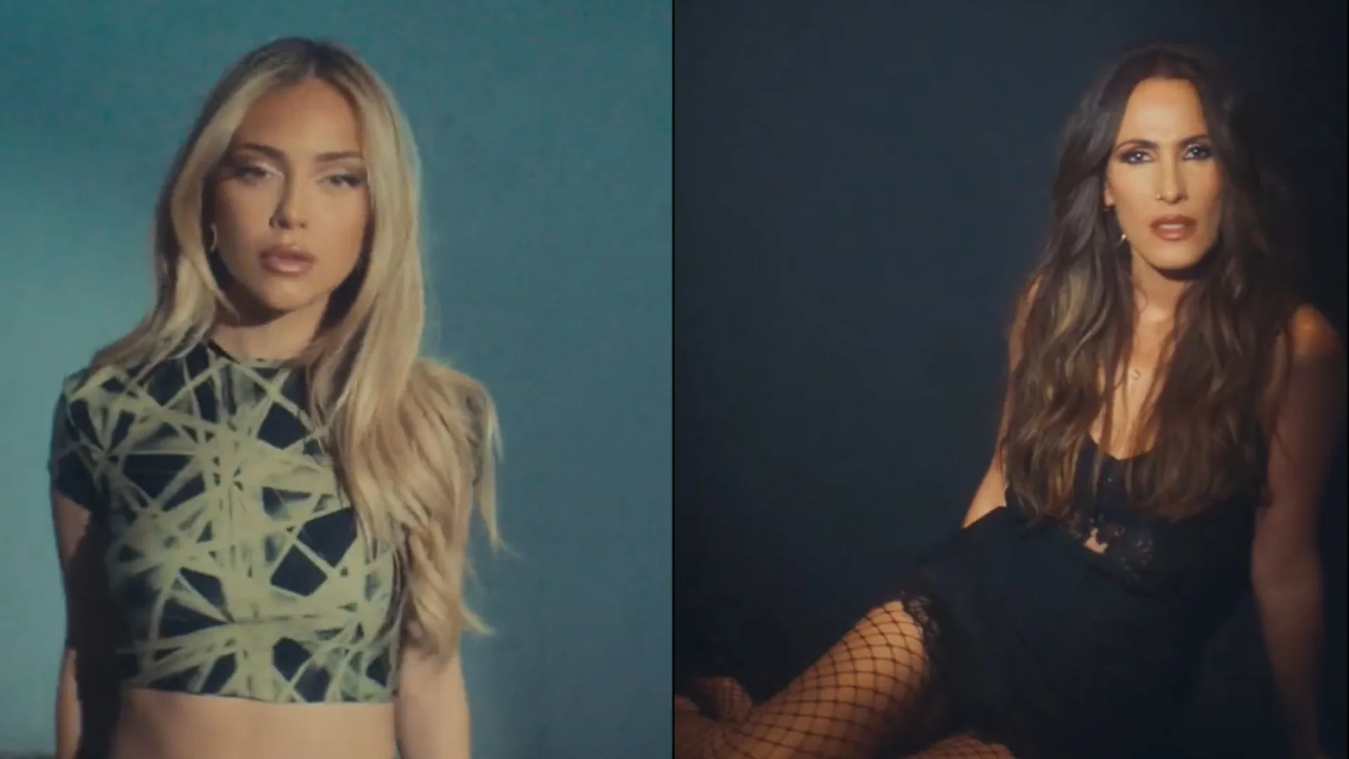 Fotogramas del videoclip de 'Diles', la nueva canción de Ana Mena y Malú.