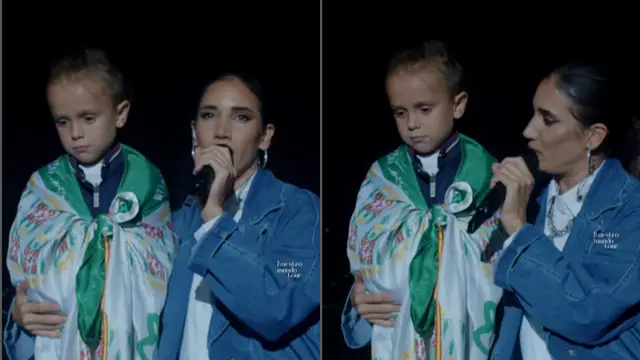 India Martínez homenajea en su concierto a Álvaro Prieto.