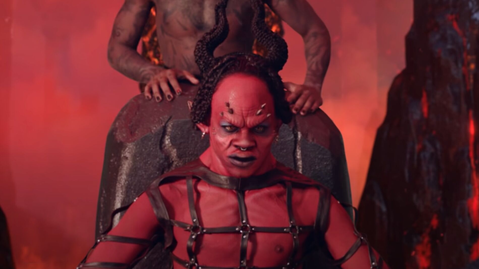 Lil Nas X en el videoclip de 'Montero'