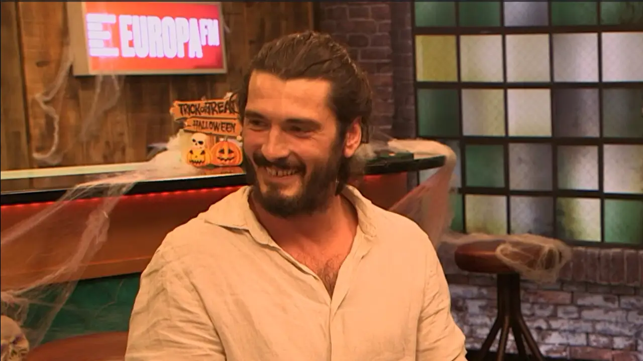 Yon González, durante su visita a 'Tómatelo Menos En Serio'. Yon González, durante su visita a 'Tómatelo Menos En Serio'.