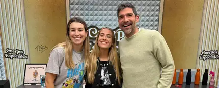 Eva Soriano y Nacho García con Paula Koops Eva Soriano y Nacho García con Paula Koops