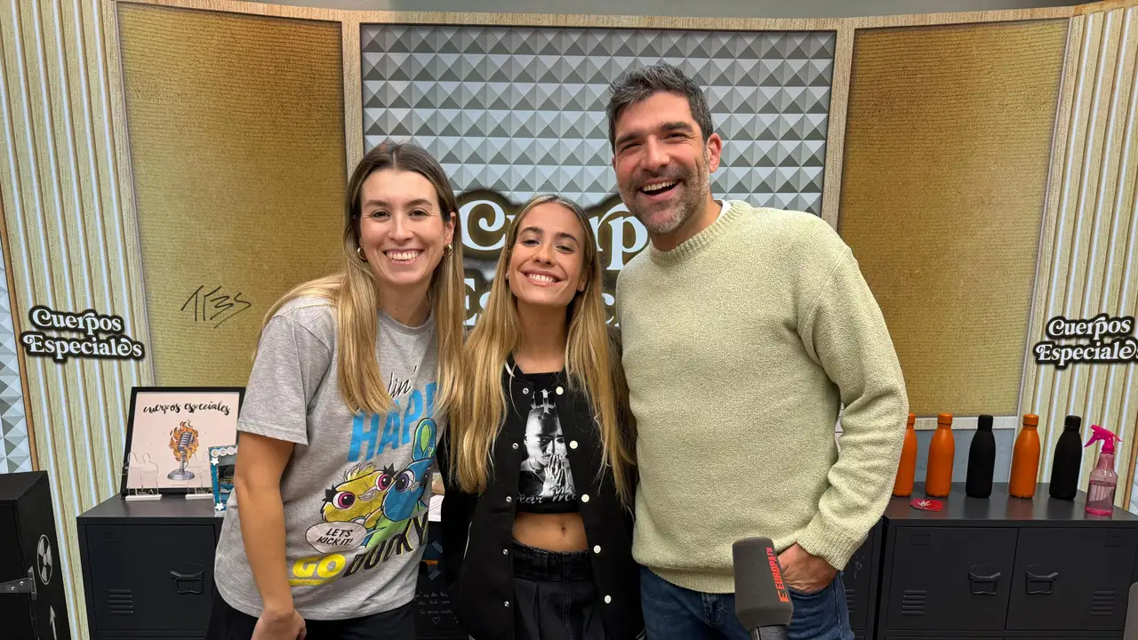 Eva Soriano y Nacho García con Paula Koops Eva Soriano y Nacho García con Paula Koops