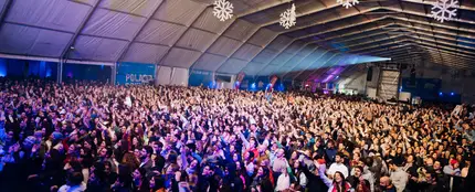 El público del festival Polar Sound. El público del festival Polar Sound.
