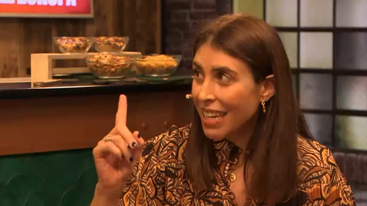 Briten (Ana Brito), en 'Tómatelo menos en serio'. Briten (Ana Brito), en 'Tómatelo menos en serio'.