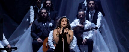Rosalía, en su actuación de los Latin Grammy 2023.
