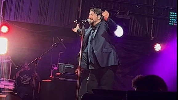 Antonio Orozco, en el concierto del 17 de noviembre en Sevilla. Antonio Orozco, en el concierto del 17 de noviembre en Sevilla.