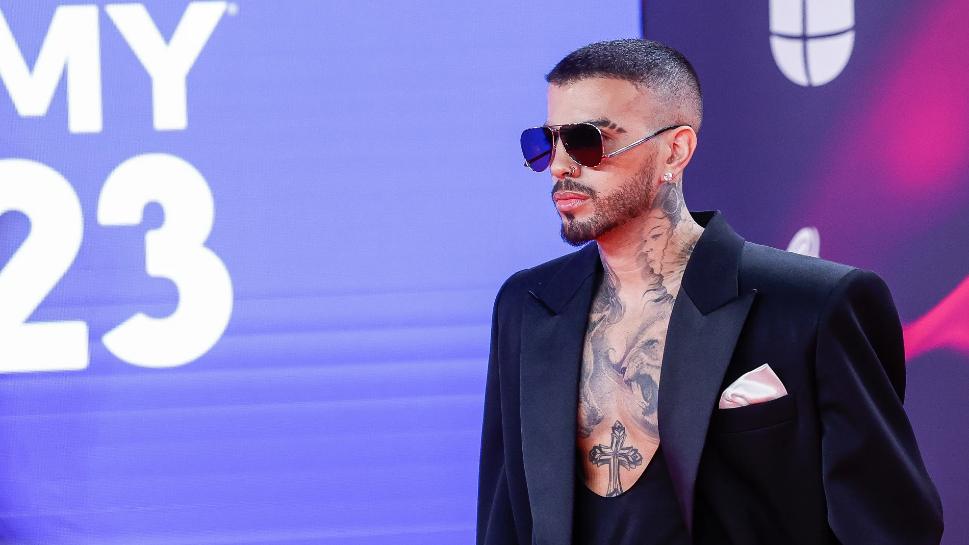 Rauw Alejandro, durante la alfombra roja de los Latin Grammy 2023, en Sevilla. Rauw Alejandro, durante la alfombra roja de los Latin Grammy 2023, en Sevilla.